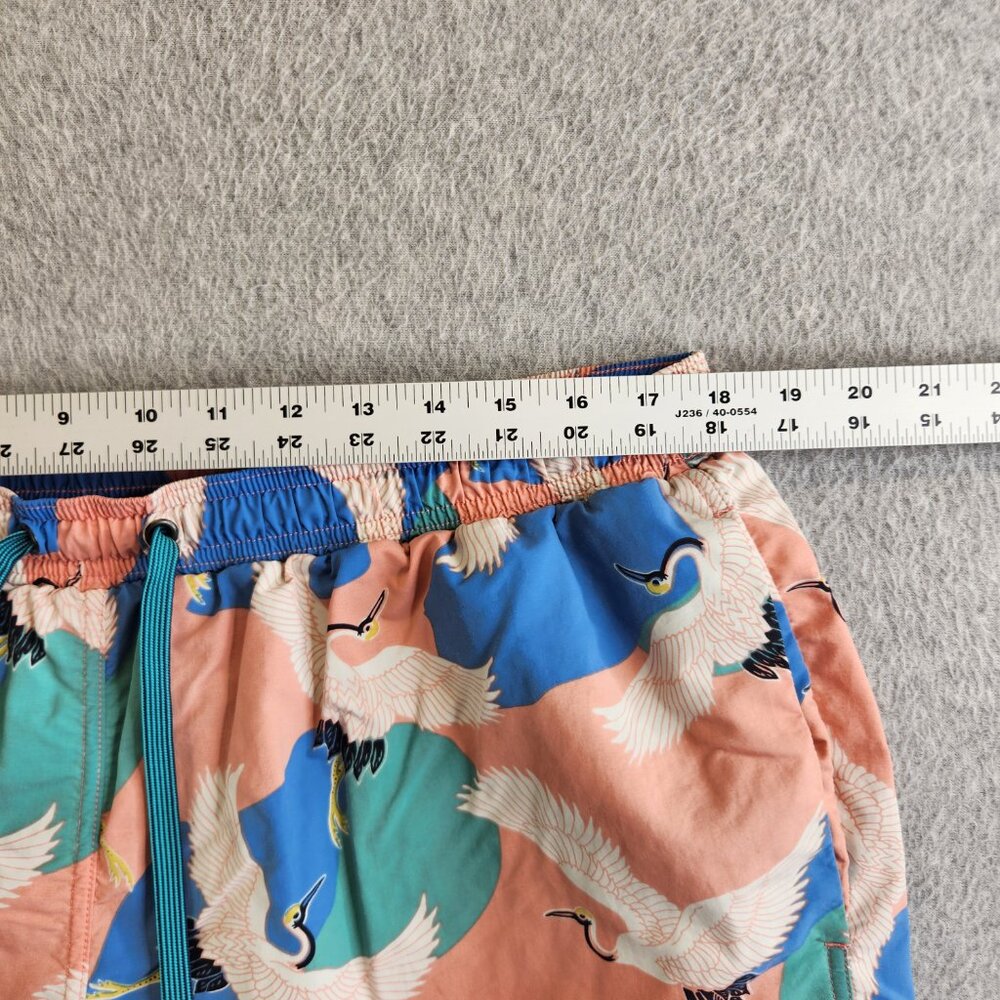 Saxx Swim Trunks Mens XXL Swan Print Cannonball 2N1 Ballpark Pouch Shorts - Picture 9 of 15